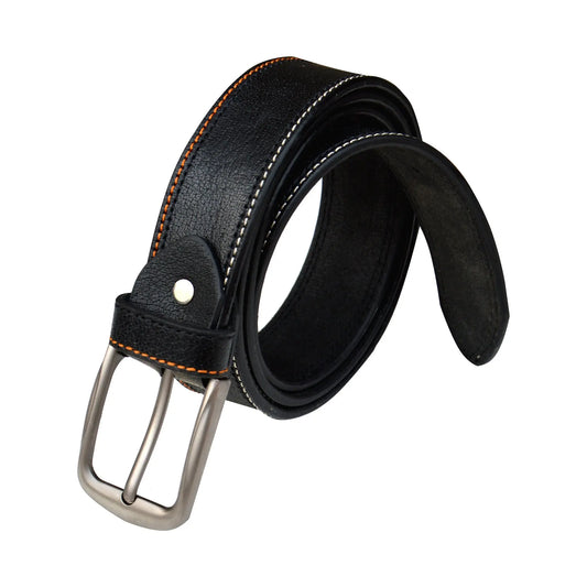 Black Men’s Leather Belt | Professional Men Belt | Western-Attire G-Leather